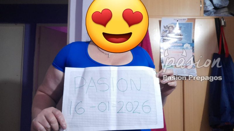 Foto de verificación de Luciana